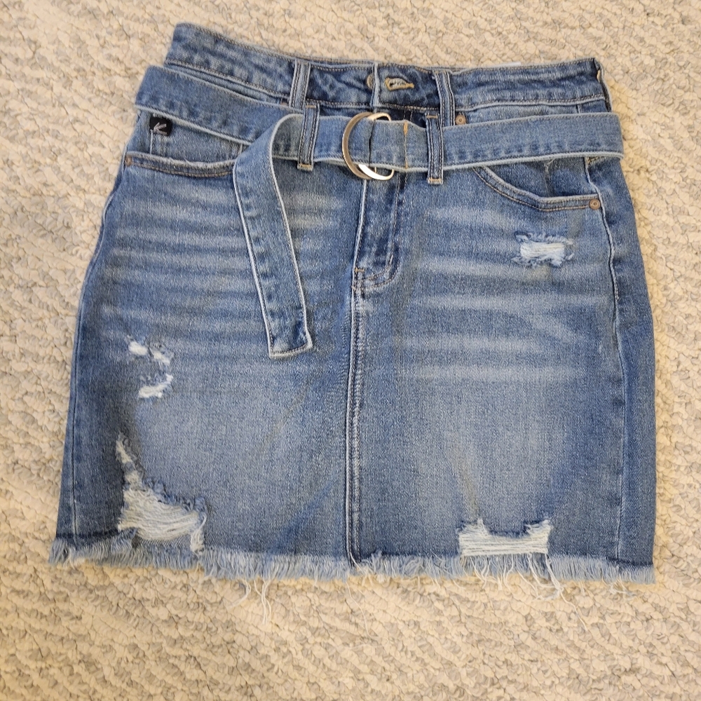 Kancan denim skirt- Maurices